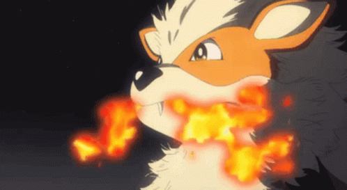 Arcanine, mascote do desenvolvedor